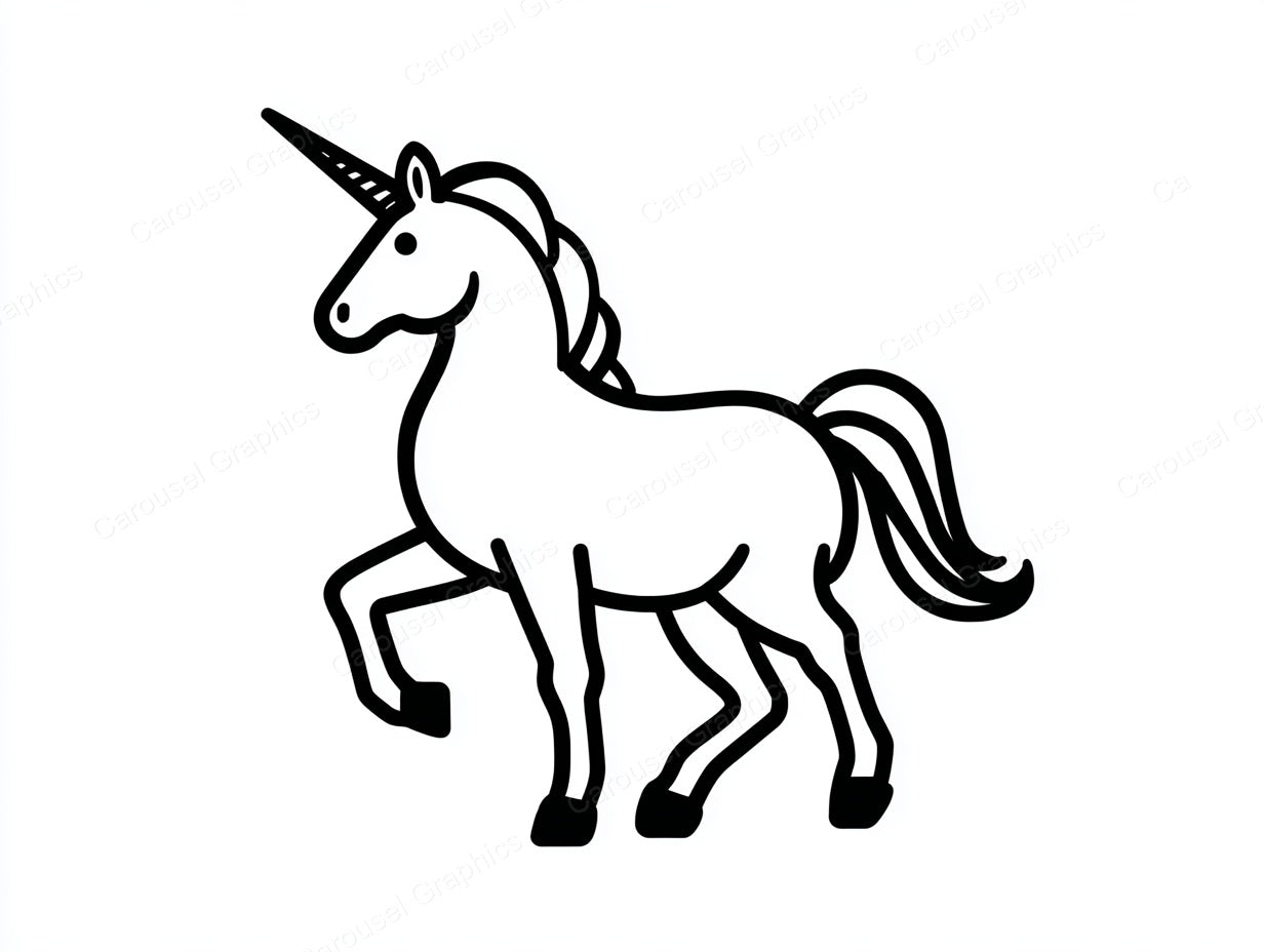 Unicorn Vector Graphic preview