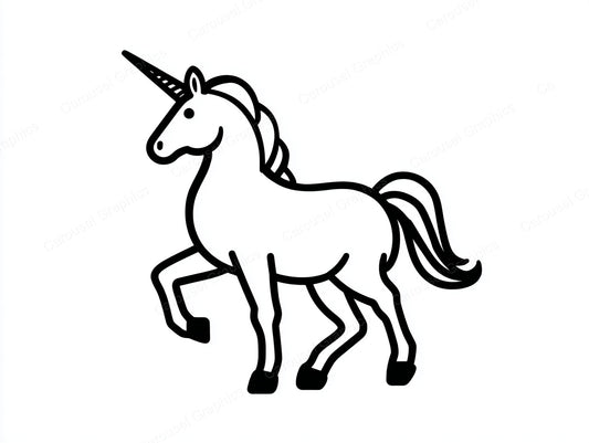 Unicorn Vector Graphic preview