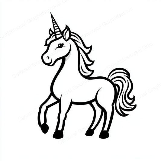 Unicorn Vector Graphic preview