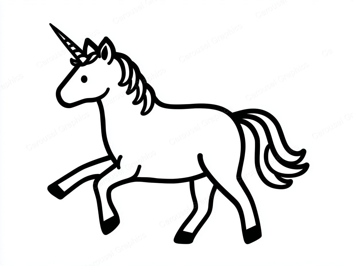 Unicorn Vector Graphic preview