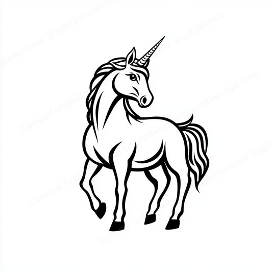 Unicorn Vector Graphic preview