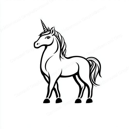 Unicorn Vector Graphic preview