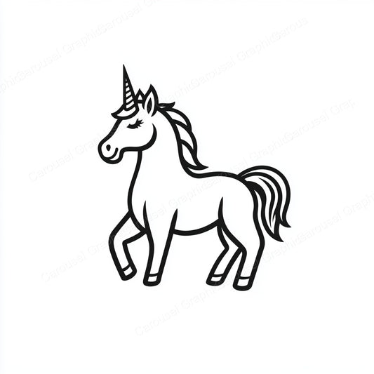 Unicorn Vector Graphic preview