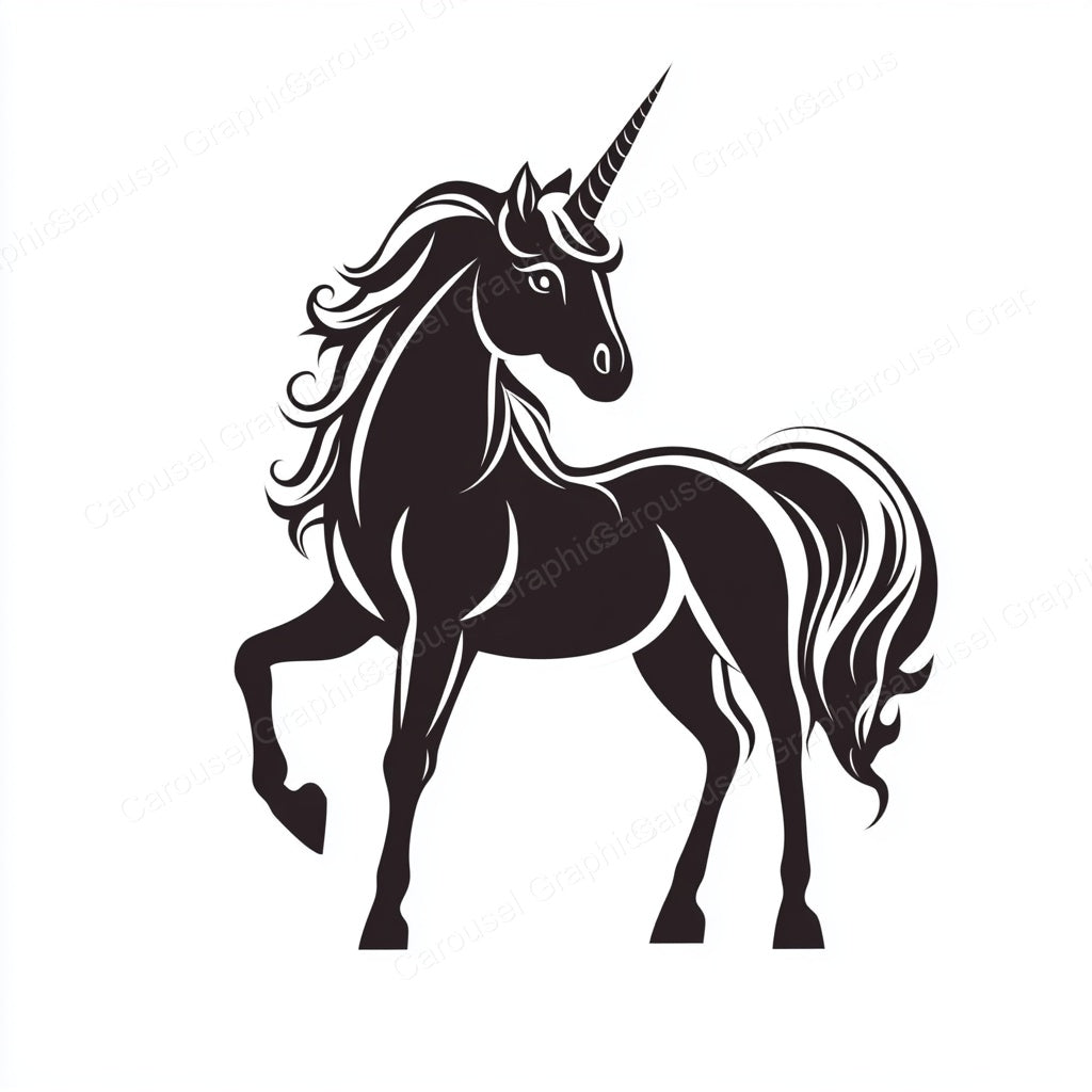 Unicorn Vector Graphic preview