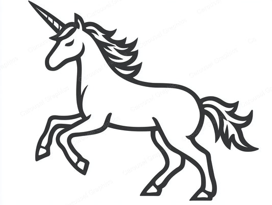 Unicorn Vector Graphic preview