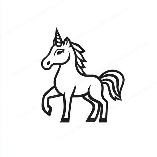 Unicorn Vector Graphic preview