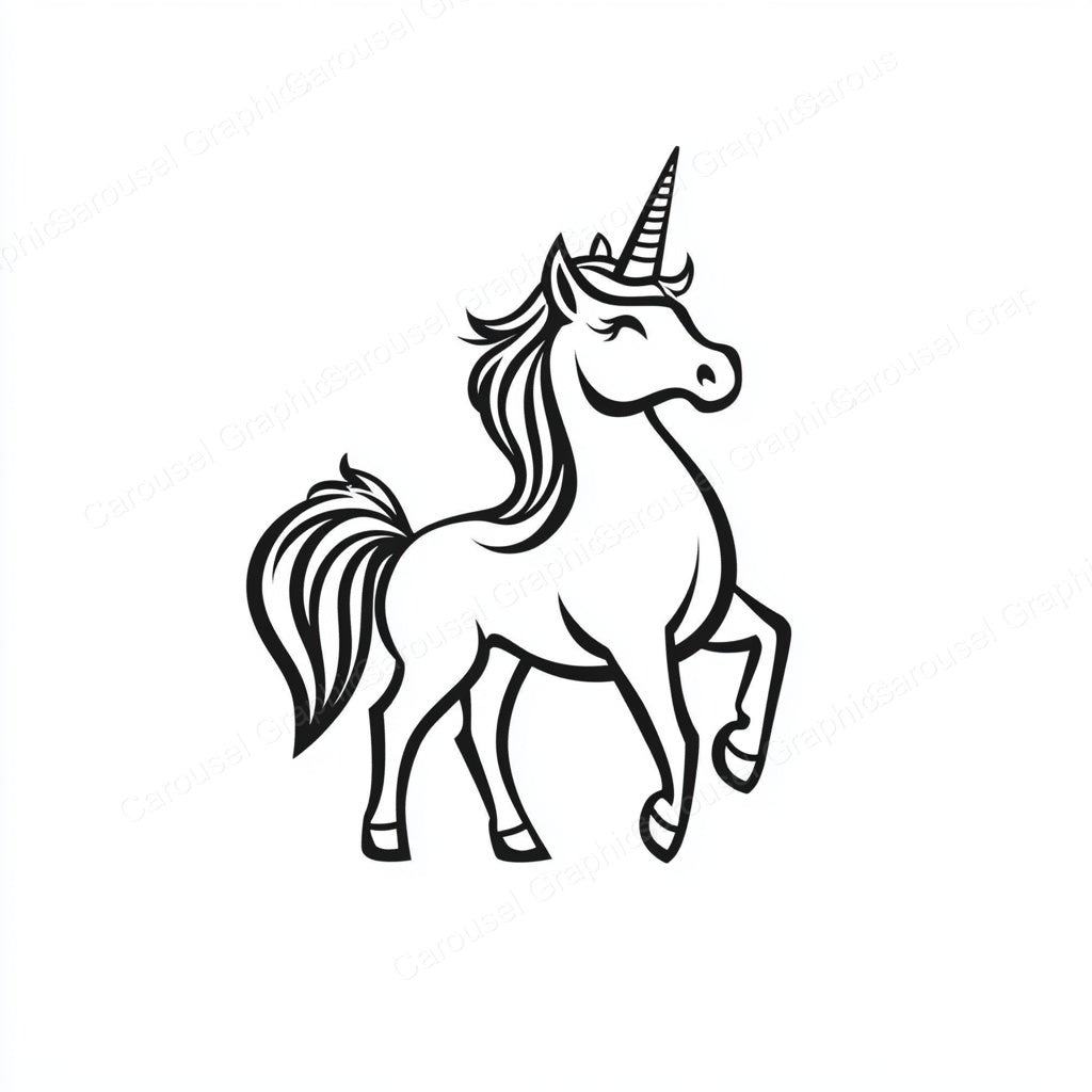 Unicorn Vector Graphic preview