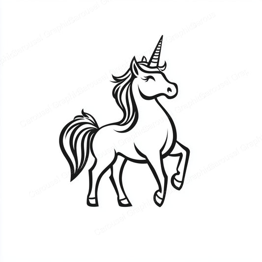 Unicorn Vector Graphic preview