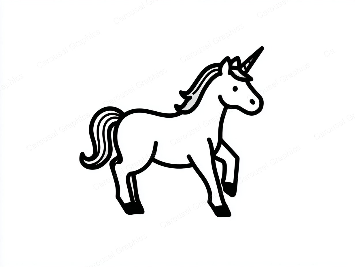 Unicorn Vector Graphic preview