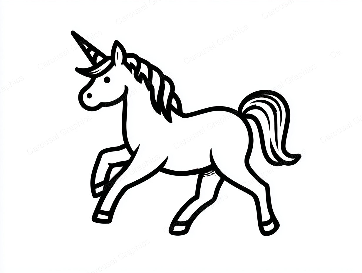 Unicorn Vector Graphic preview