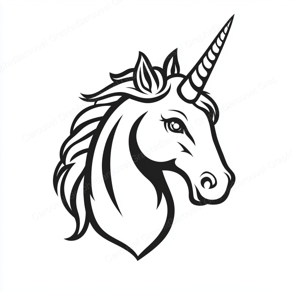 Unicorn Vector Graphic preview