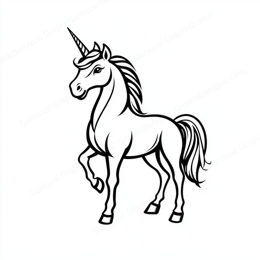 Unicorn Vector Graphic preview