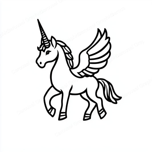 Unicorn Vector Graphic preview