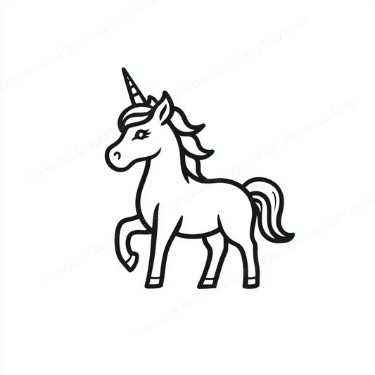 Unicorn Vector Graphic preview