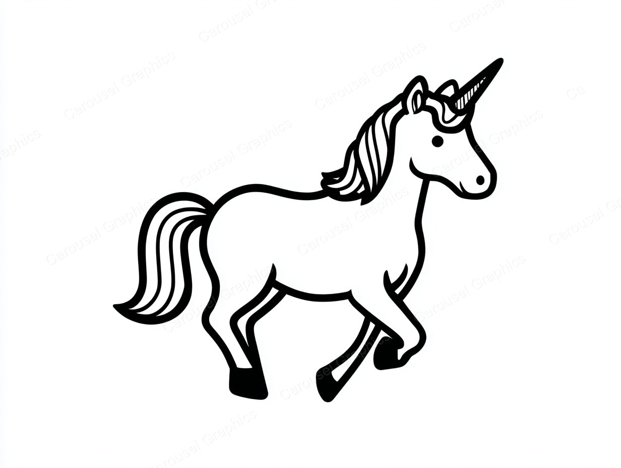 Unicorn Vector Graphic preview