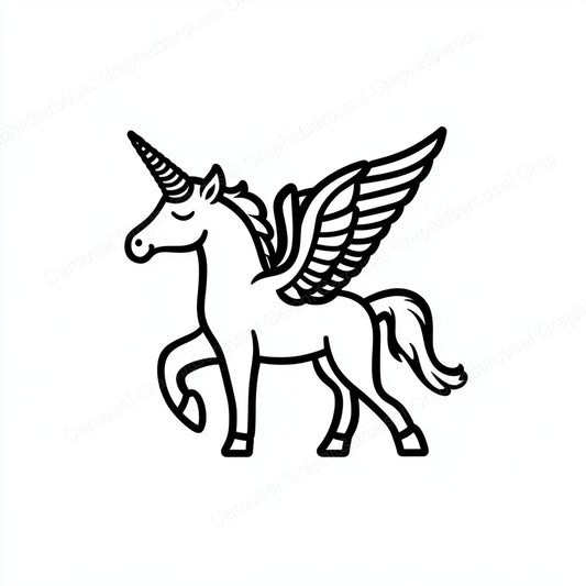 Unicorn Vector Graphic preview