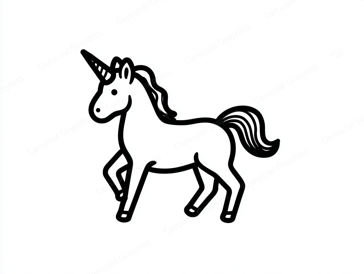 Unicorn Vector Graphic preview
