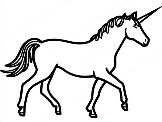 Unicorn Vector Graphic preview