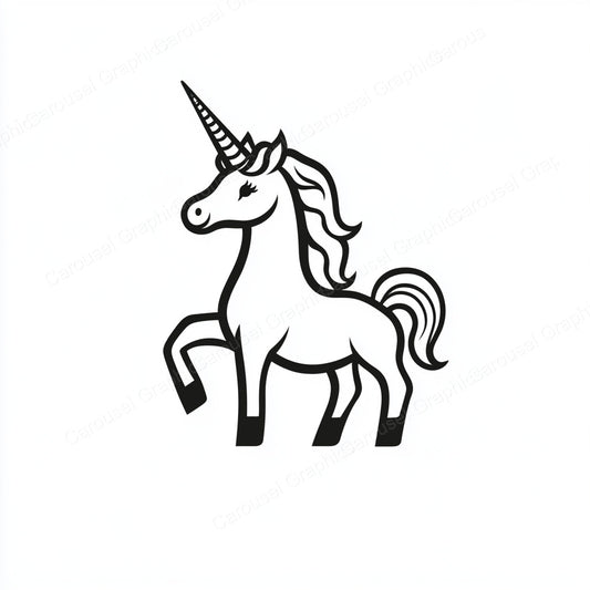 Unicorn Vector Graphic preview