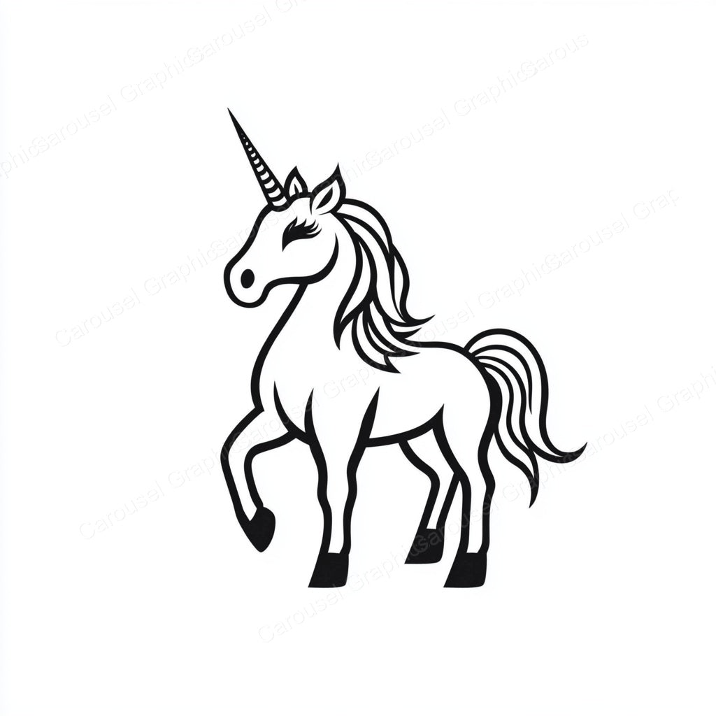 Unicorn Vector Graphic preview