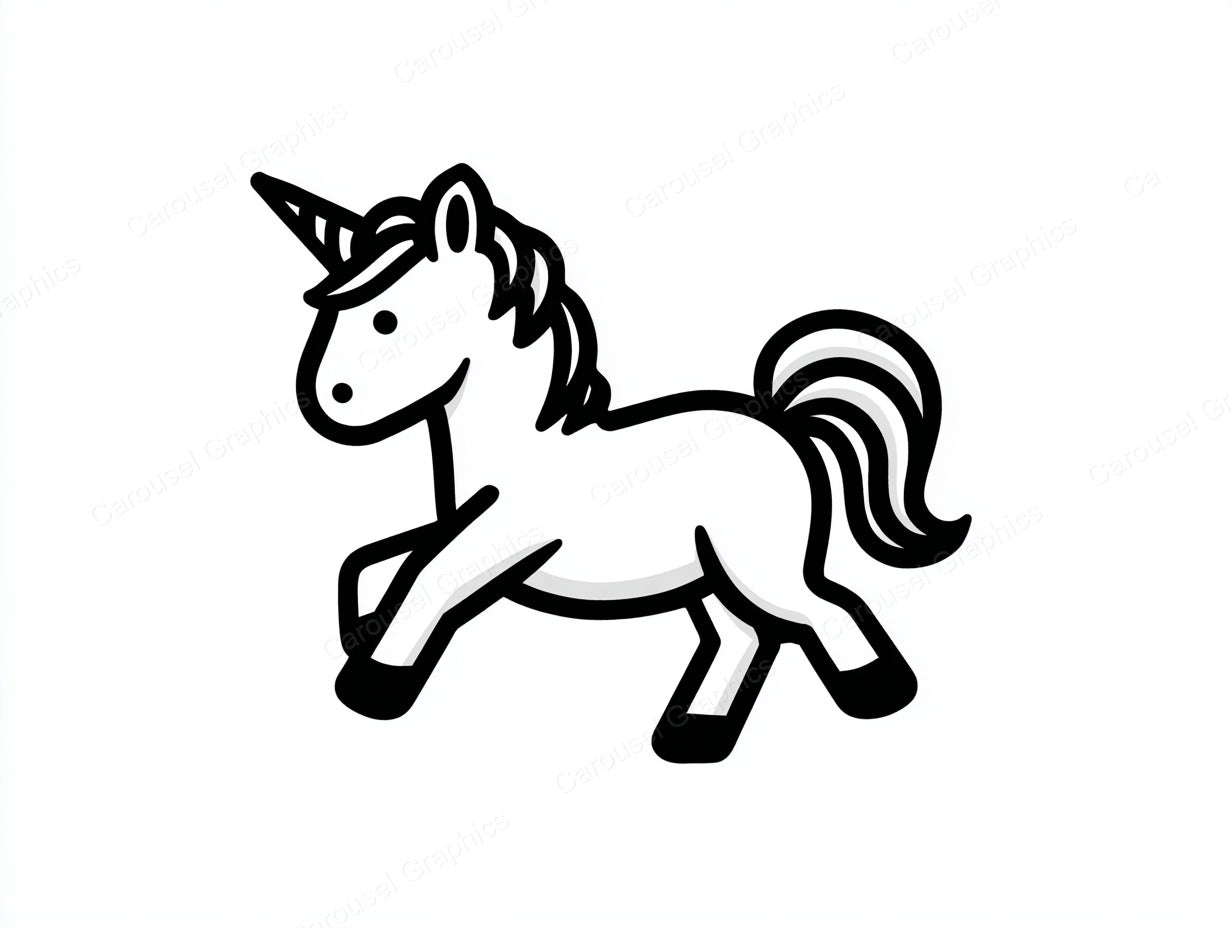 Unicorn Vector Graphic preview