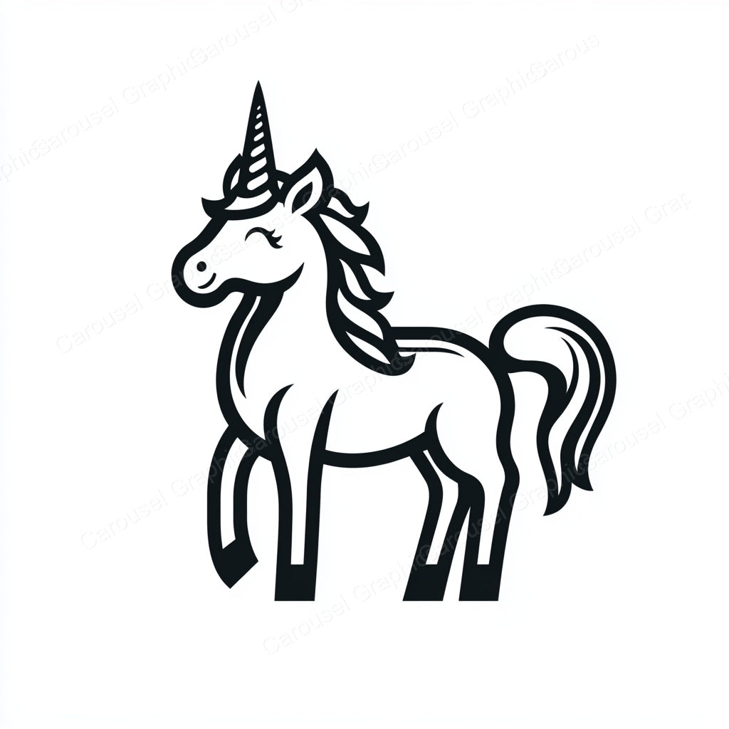Unicorn Vector Graphic preview