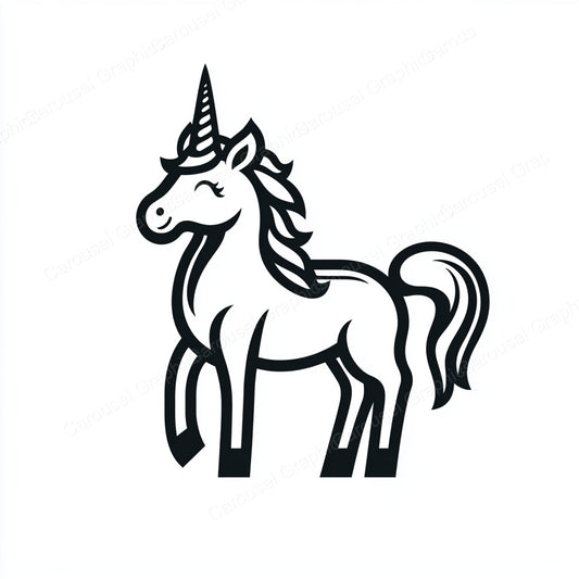 Unicorn Vector Graphic preview