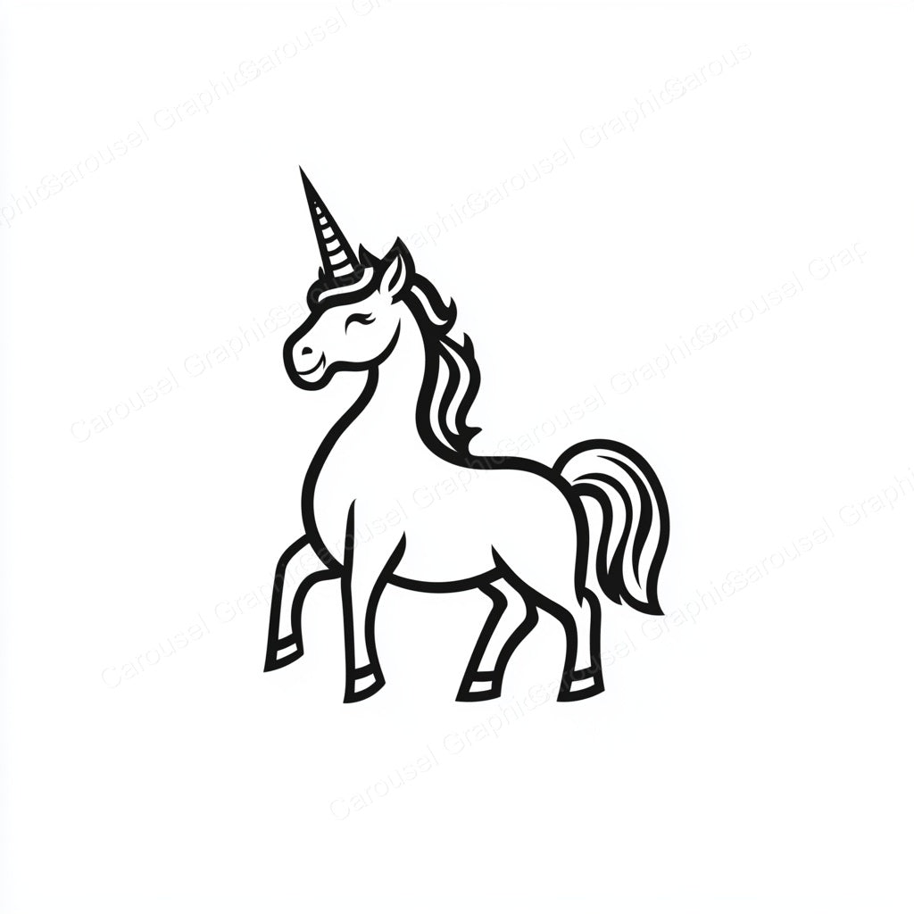 Unicorn Vector Graphic preview