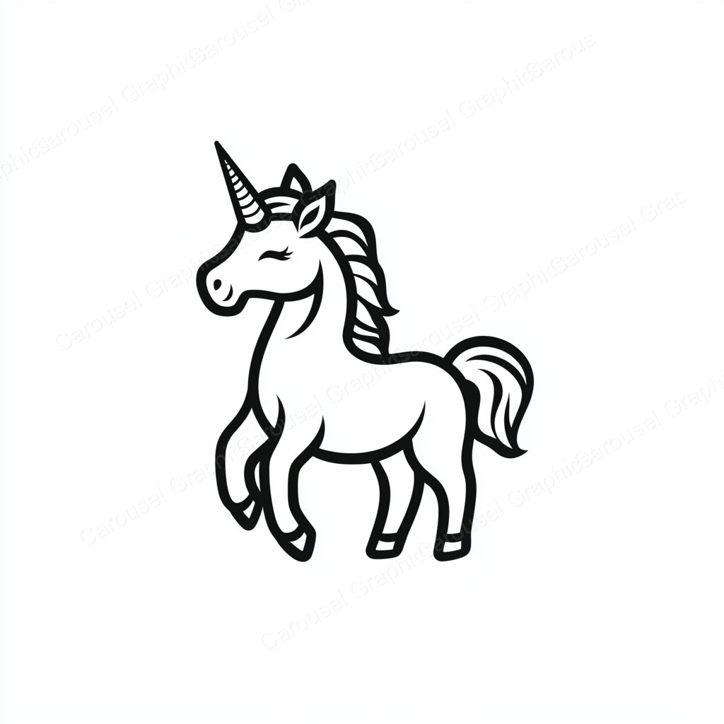 Unicorn Vector Graphic preview