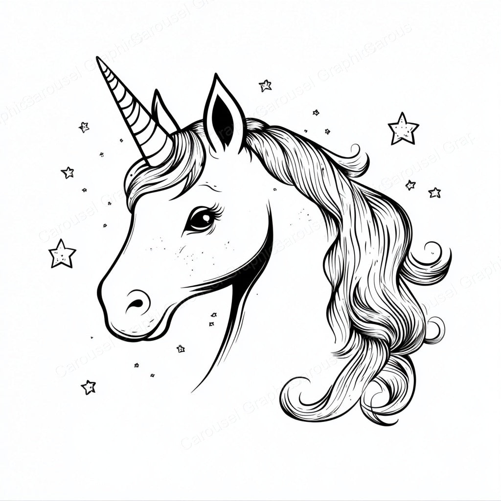 Unicorn Vector Graphic preview