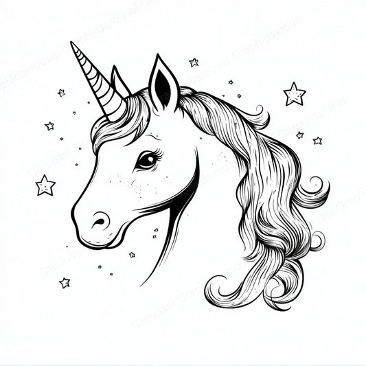 Unicorn Vector Graphic preview
