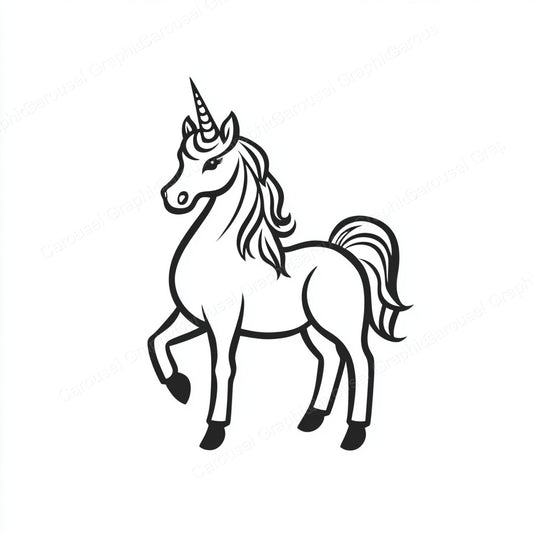 Unicorn Vector Graphic preview