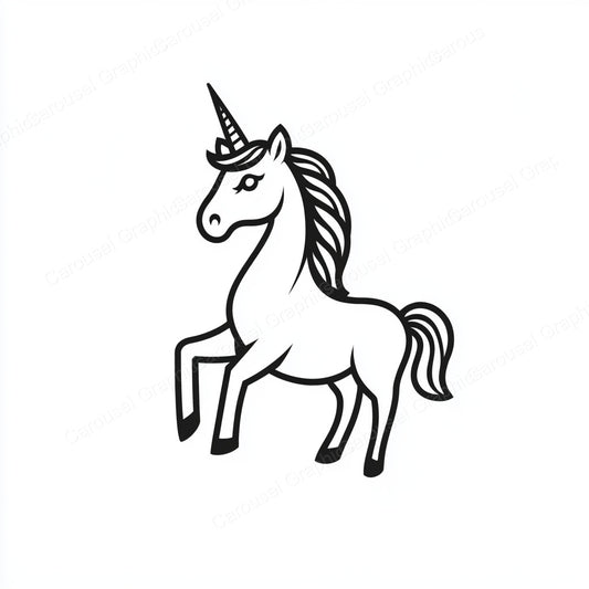Unicorn Vector Graphic preview