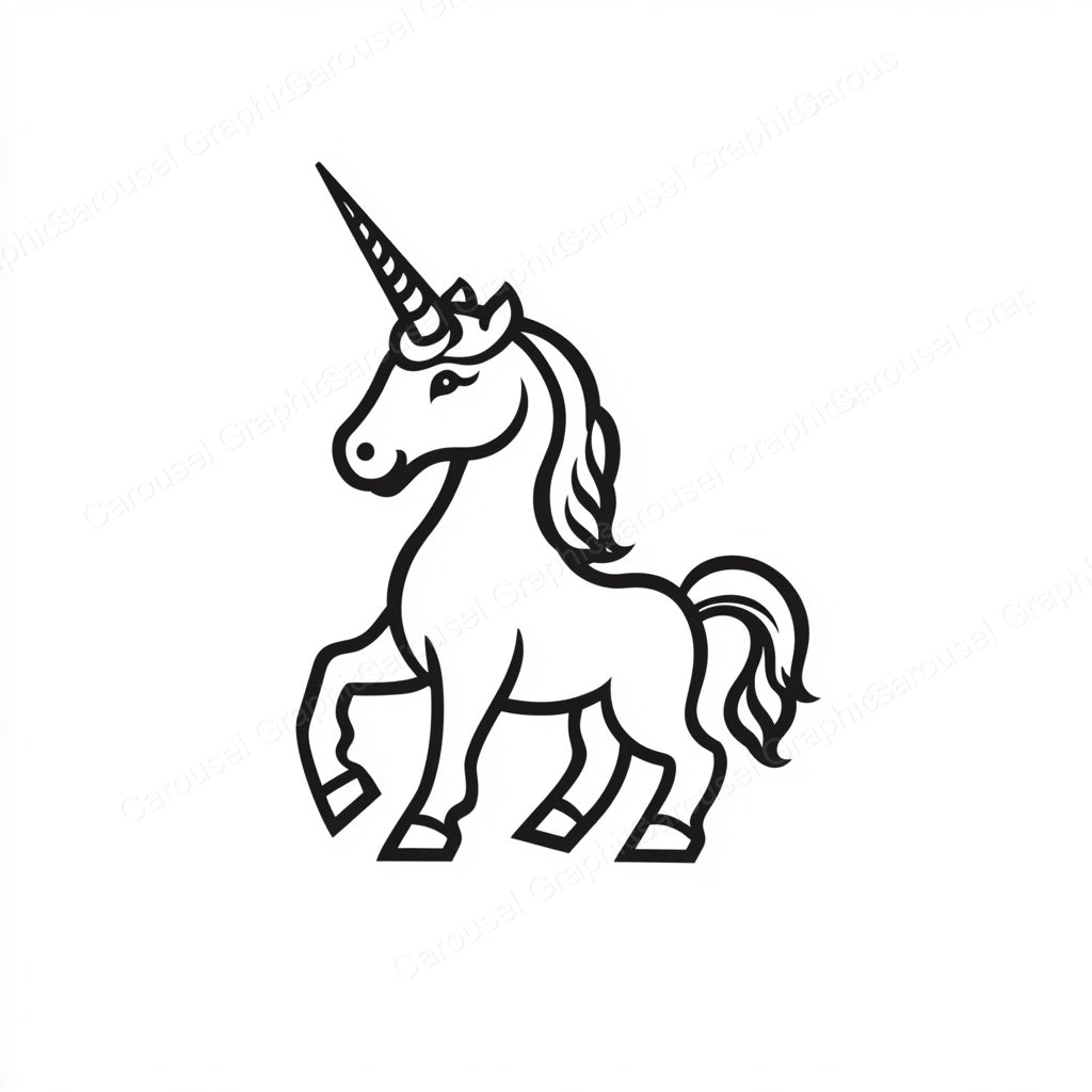 Unicorn Vector Graphic preview