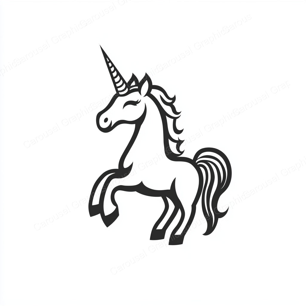 Unicorn Vector Graphic preview