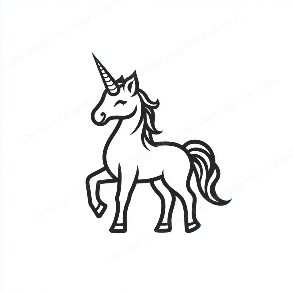 Unicorn Vector Graphic preview
