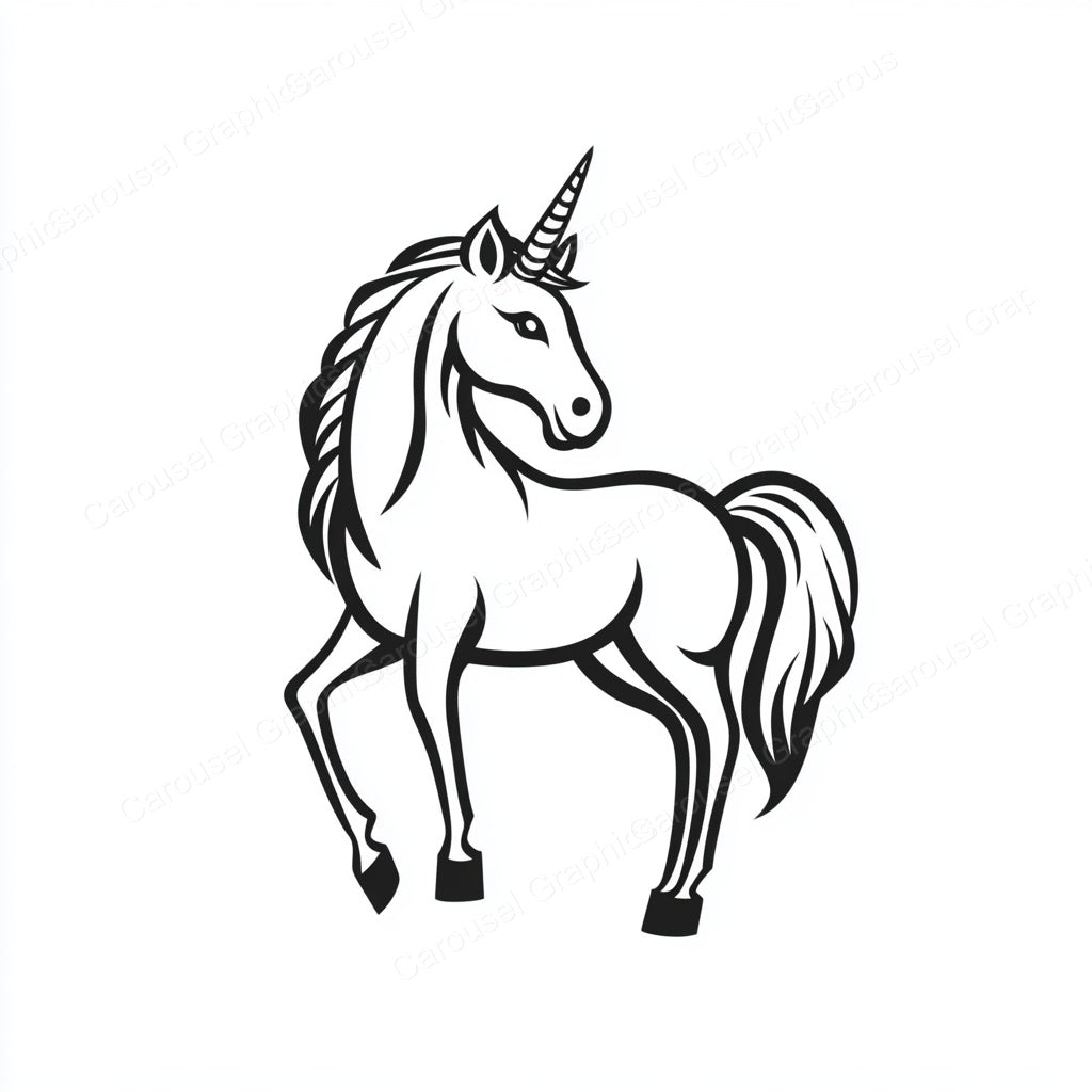 Unicorn Vector Graphic preview