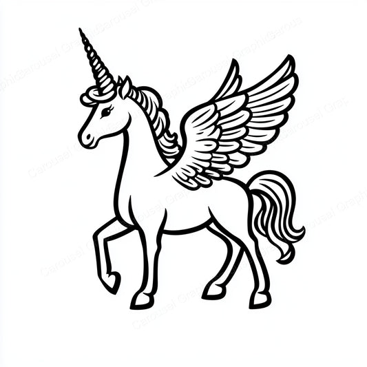 Unicorn Vector Graphic preview