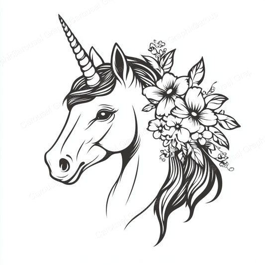 Unicorn Vector Graphic preview