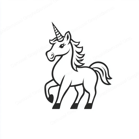 Unicorn Vector Graphic preview