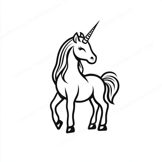 Unicorn Vector Graphic preview