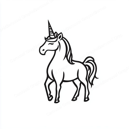 Unicorn Vector Graphic preview