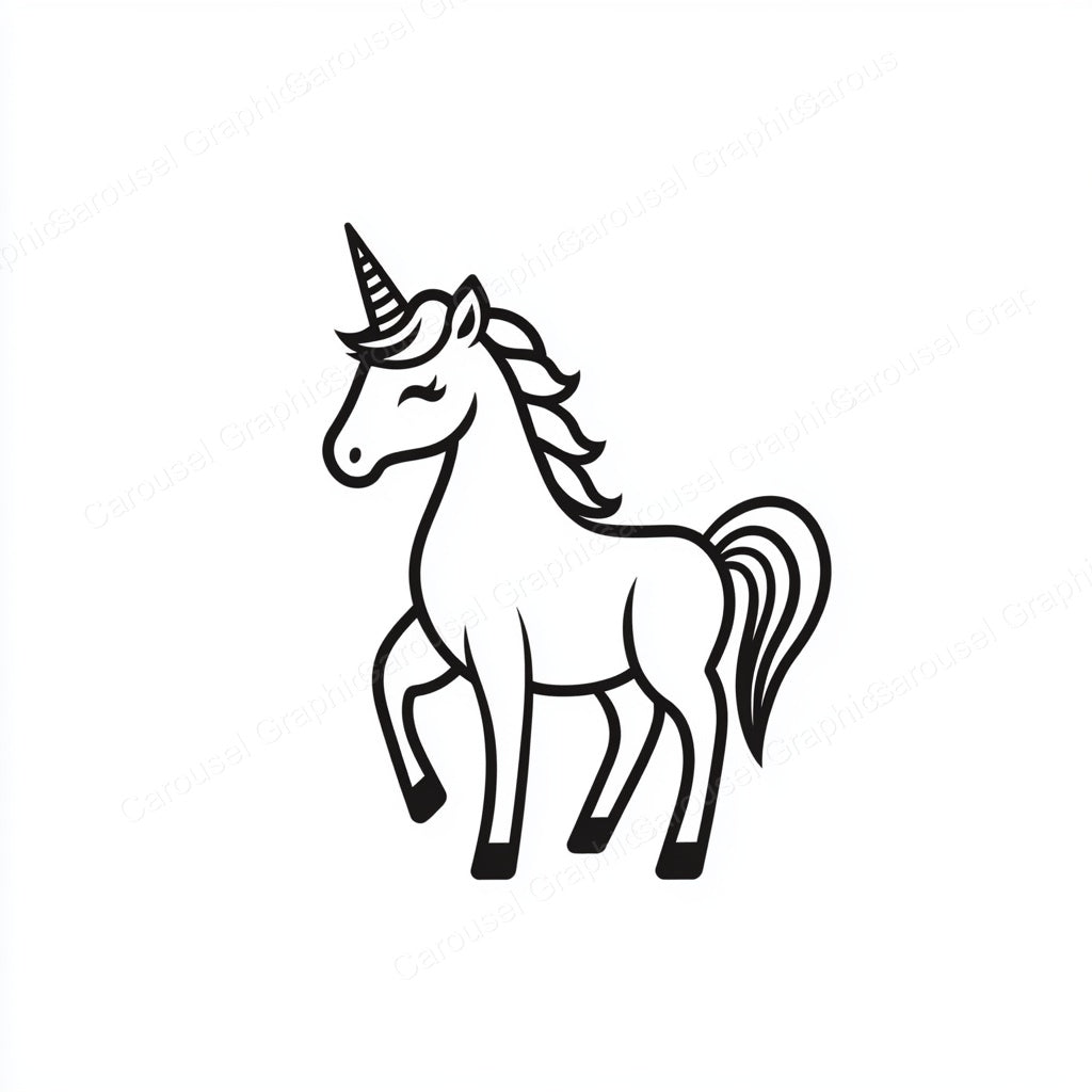 Unicorn Vector Graphic preview
