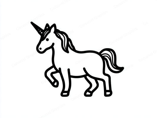 Unicorn Vector Graphic preview