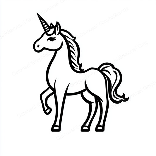 Unicorn Vector Graphic preview