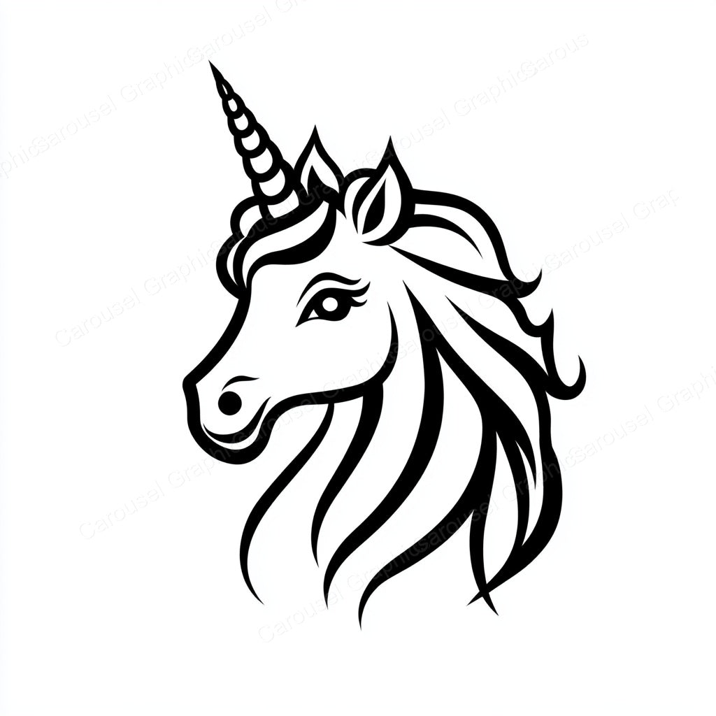 Unicorn Vector Graphic preview
