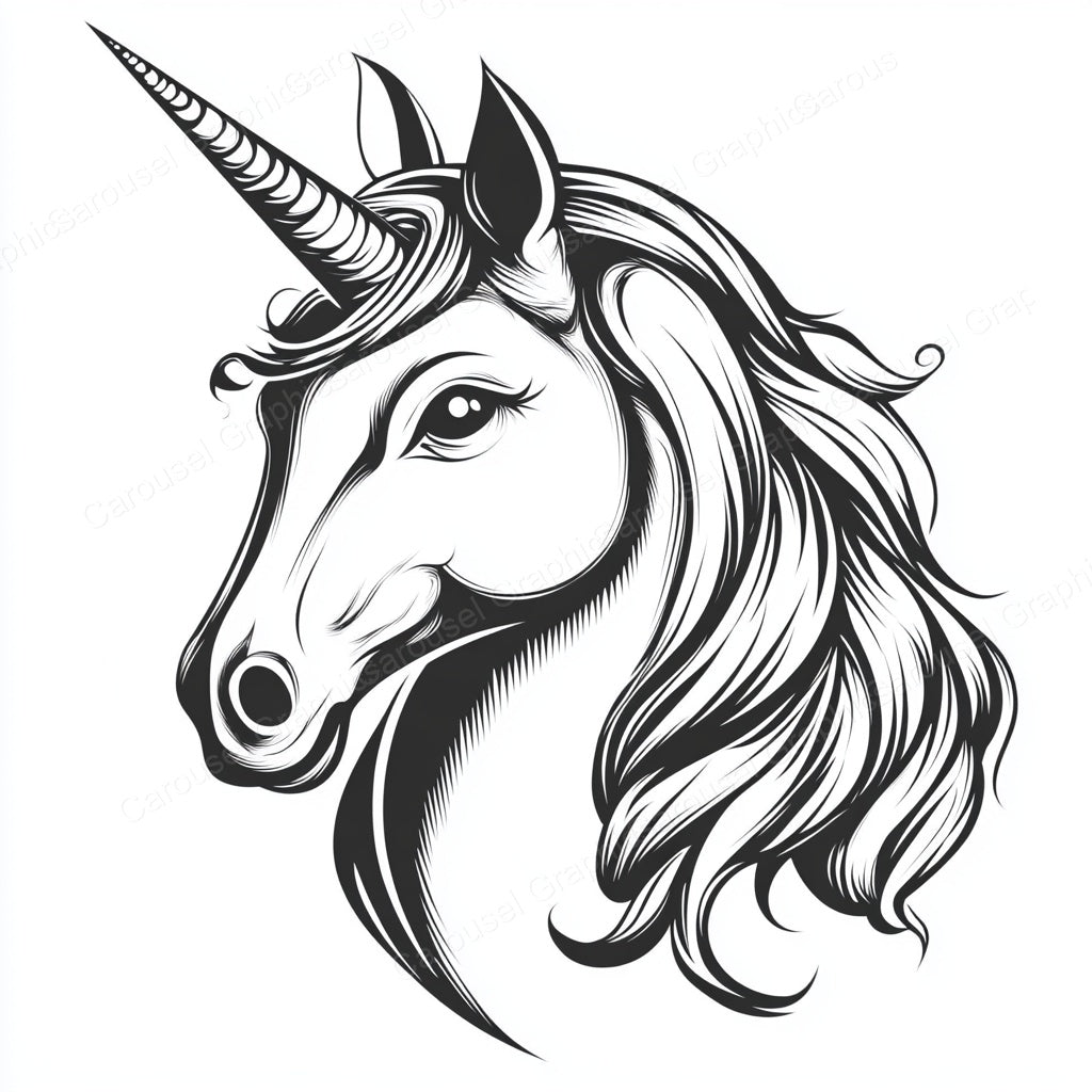 Unicorn Vector Graphic preview