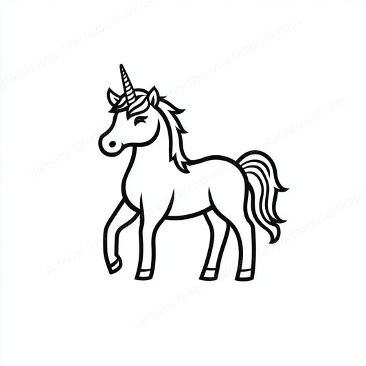 Unicorn Vector Graphic preview