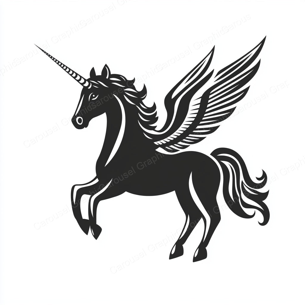 Unicorn Vector Graphic preview