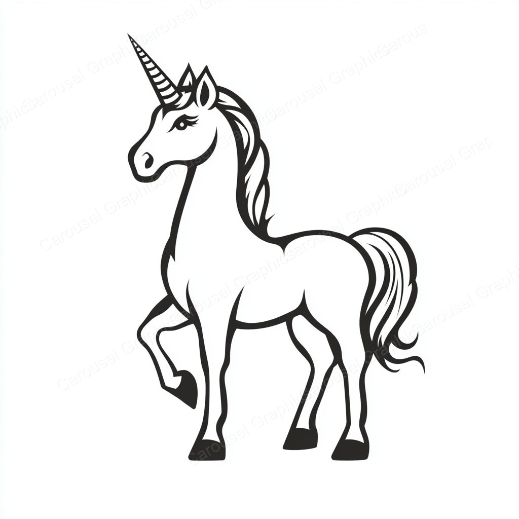 Unicorn Vector Graphic preview
